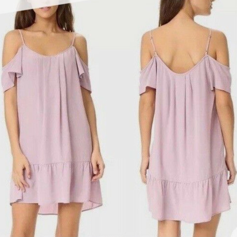 Joie Silk Off-The-Shoulder Stellara Mini Dress, size M